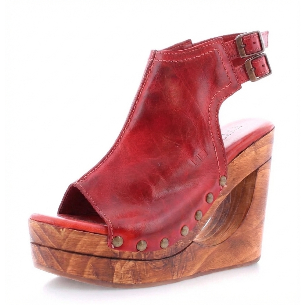 NEW BEDSTU women's imelda wedge in red dd